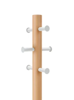 Pillar stool and coat rack