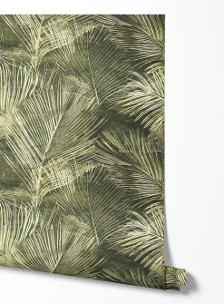 Pine forest wallpaper strip