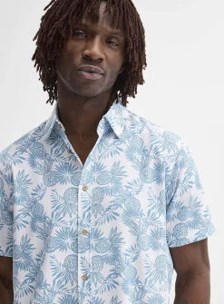 Pineapple mosaic shirt