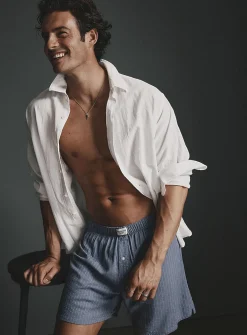 Pinstripe boxer