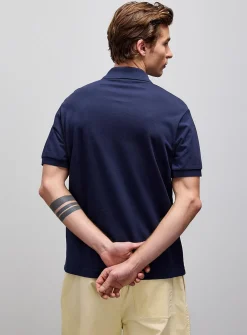 Piqué croc polo