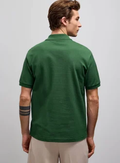 Piqué croc polo