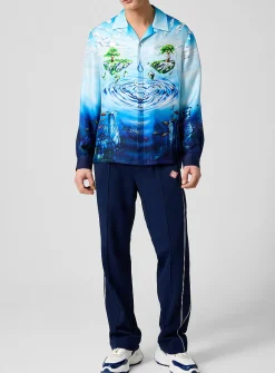 Piqué jersey track pant