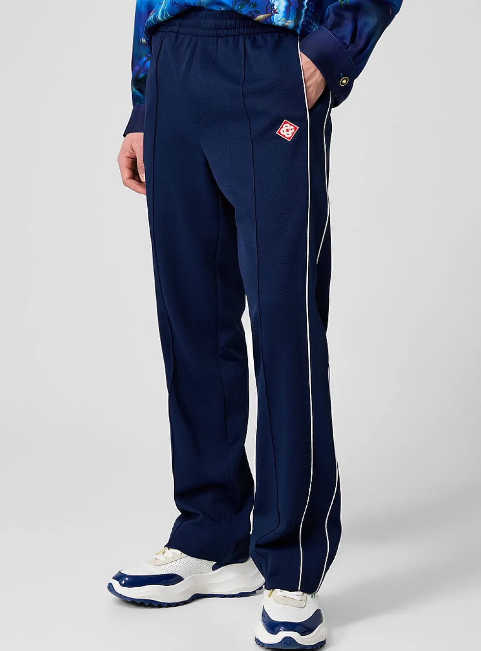 Piqué jersey track pant