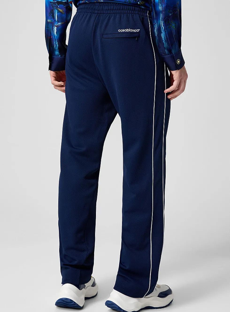 Piqué jersey track pant