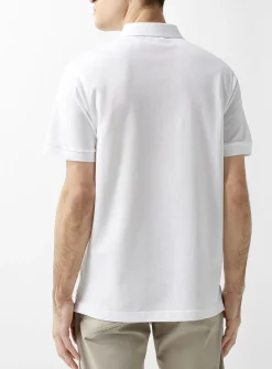 Piqué plain polo shirt