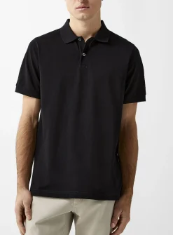 Piqué plain polo shirt