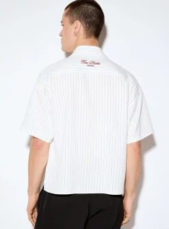 Piqué stripe shirt