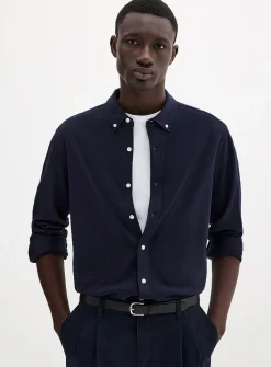 Piqué-knit shirt