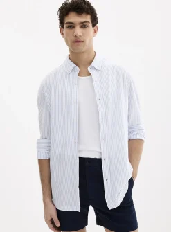 Piqué-knit shirt