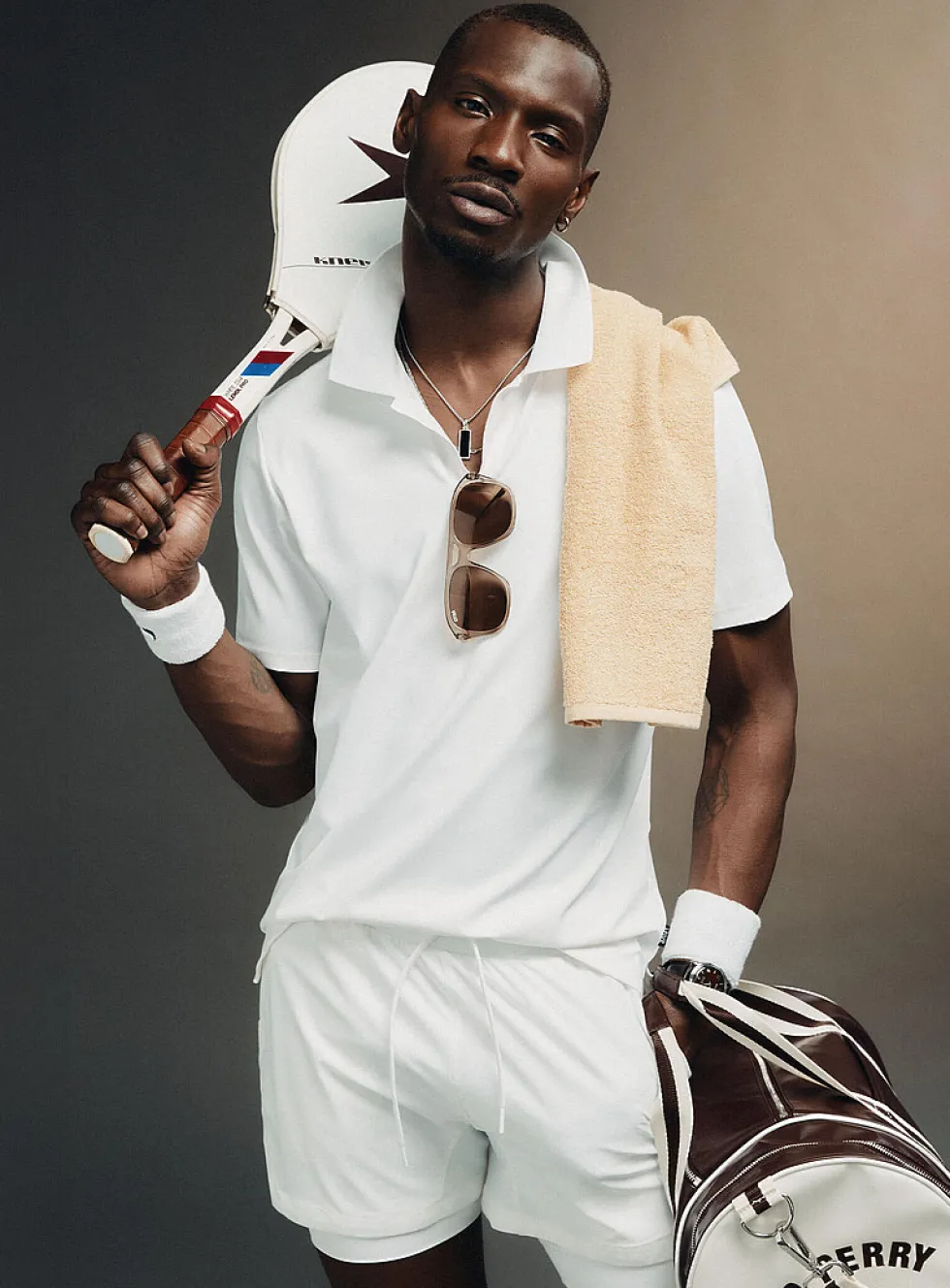 Piqué-style microfibre golf polo