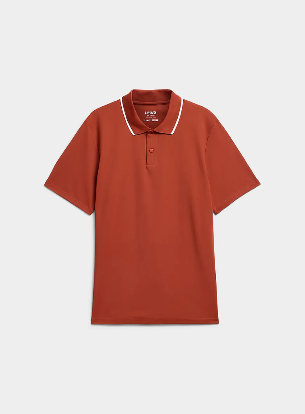 Piqué-style microfibre golf polo