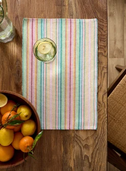 Pixel stripes placemat