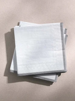 Plain paper napkins