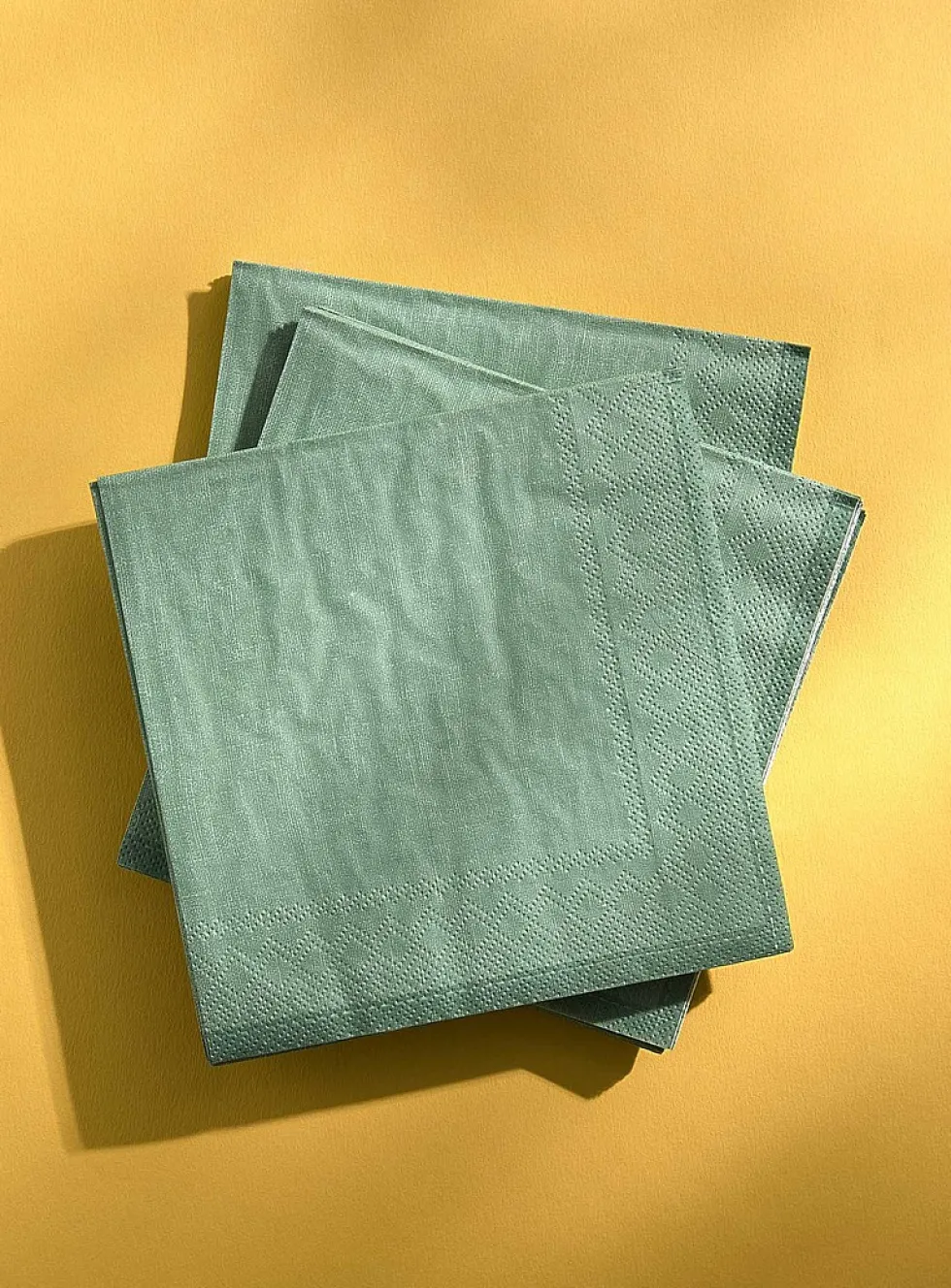 Plain paper napkins