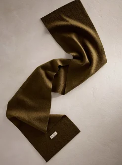 Plain pure merino wool scarf