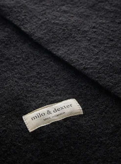 Plain pure merino wool scarf