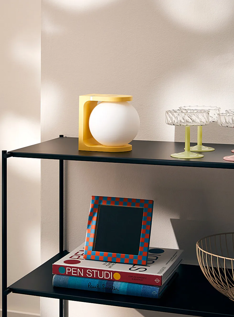 Playful tech table lamp