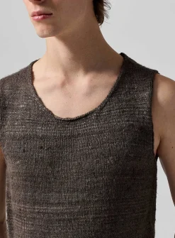 Pleaser silk knit sweater vest