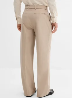 Pleated belted pant