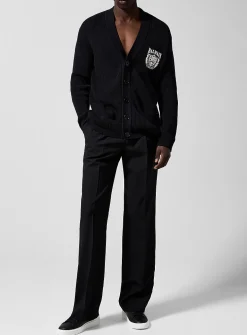 Pleated black pant