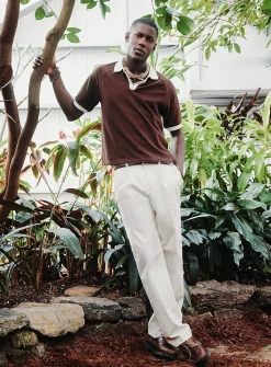 Pleated chinos