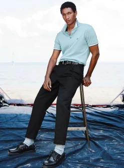 Pleated chinos
