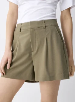 Pleated dress short