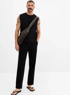 Pleated stretch pant