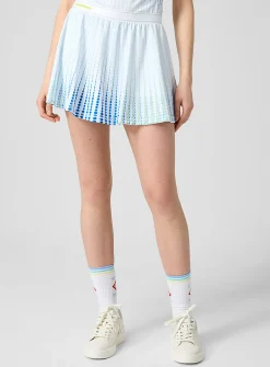 Pleated tennis miniskirt