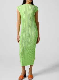 Pleats Please sleeveless midi dress