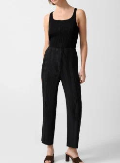 Pleats Please straight-leg pants