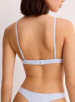 Pointelle knit bralette