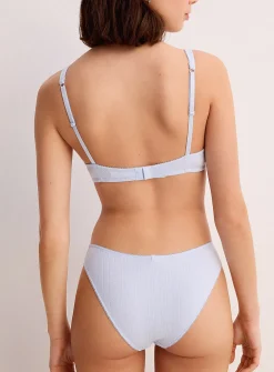 Pointelle knit high-cut cheeky panty