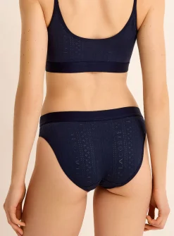 Pointelle pattern bikini