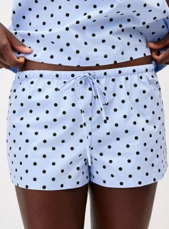 Polkadot Poplin Minishort