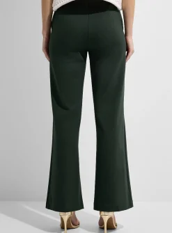 Ponte wide-leg pant