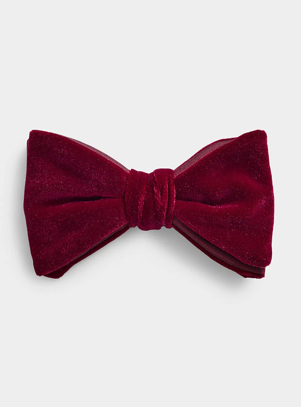 Pontoglio velvet bow tie