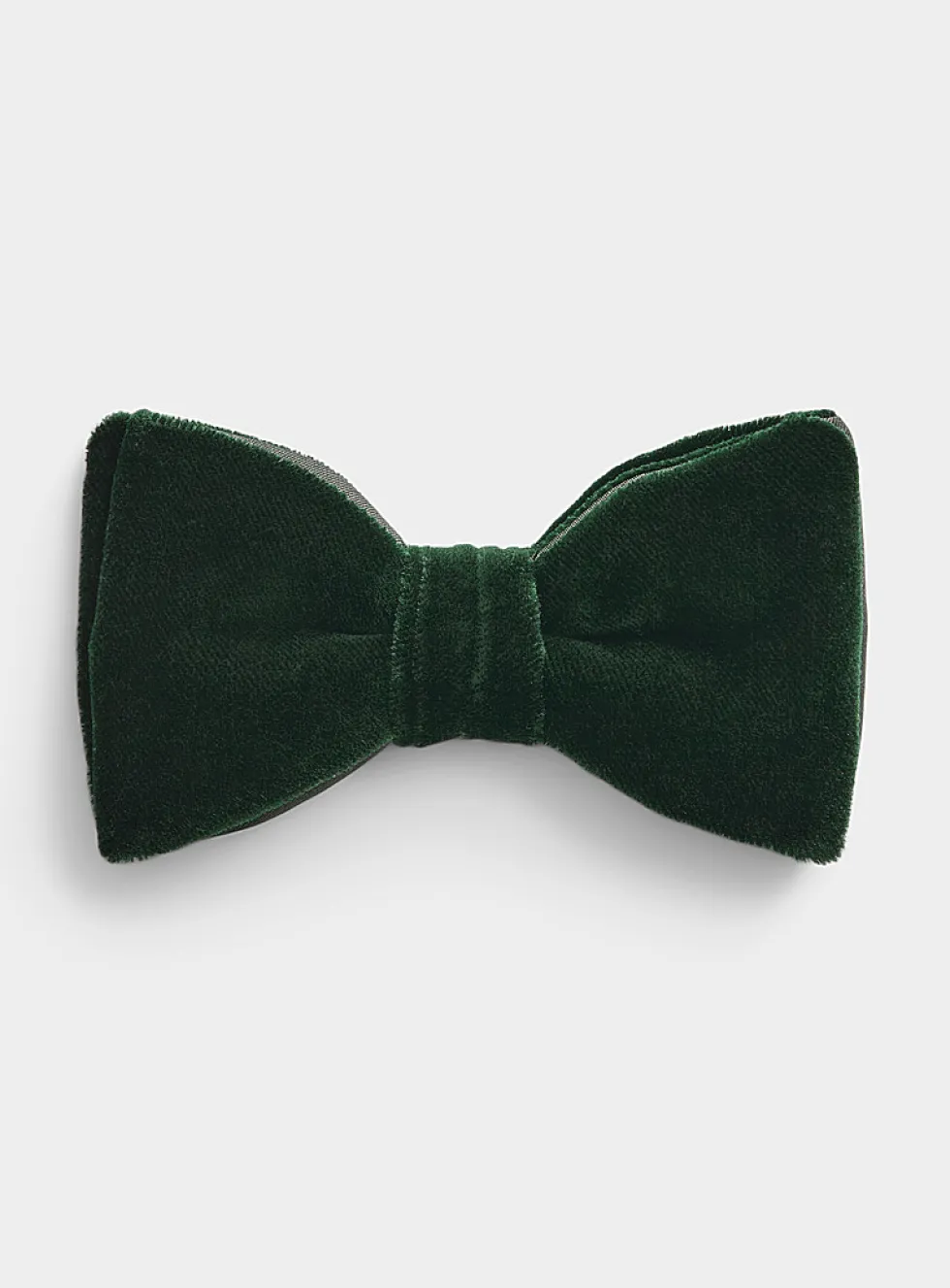 Pontoglio velvet bow tie