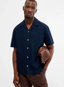 Poplin camp shirt