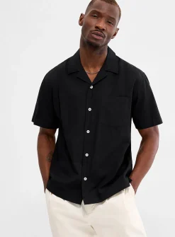 Poplin camp shirt
