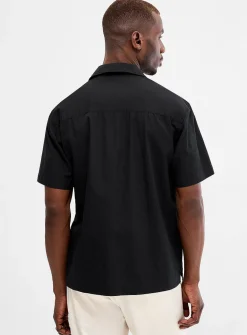 Poplin camp shirt