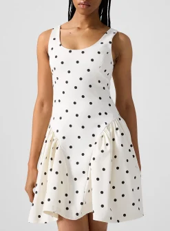 Poppy polka dot dress