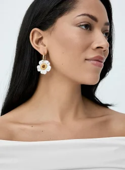 Poppy porcelain earrings