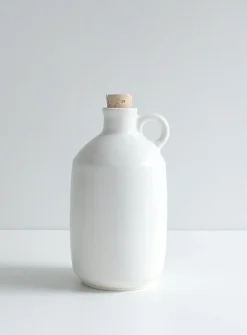 Porcelain maple syrup jar