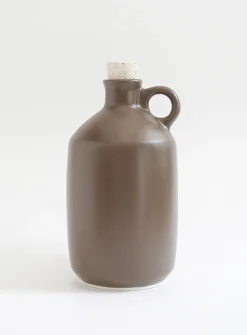 Porcelain maple syrup jar