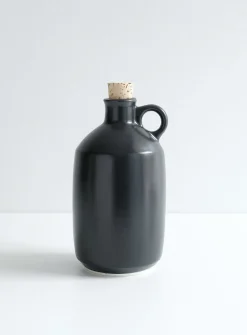 Porcelain maple syrup jar
