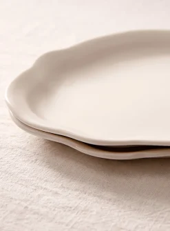 Porcelain retro dessert plate