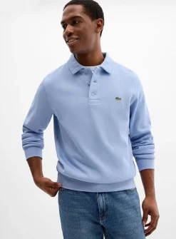 Powder blue polo sweatshirt
