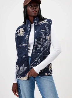Prairies sleeveless high-pile fleece vest
